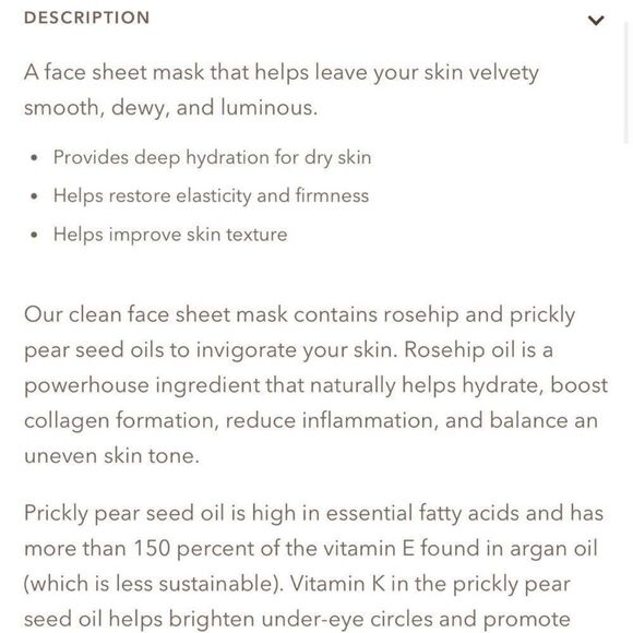 $6🌟 Diana Madison Beauty The Glow Factor Rose Hip Oil Hydrating Face Sheet Mask - Picture 3 of 6